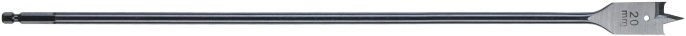 Сверло Milwaukee 20x400мм хвостовик 1/4" HEX (4932352497) (для работы с твердой и мягкой древесиной и ДСП, 1/4" шестигранный хвостовик, центрирующее острие для точного засверливания, острые вспомогательные кромки)