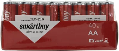 Батарея питания Smartbuy SBBA-2A40S Size"AA" 1.5V щелочной (alkaline) уп. 40 шт 