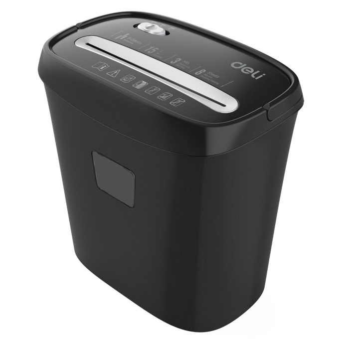 Шредер Deli Shred capacity: 8 sheets A4 80g ; E9947