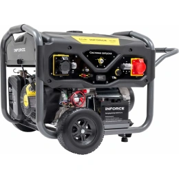 Бензиновый трехфазный генератор Inforce (8,5 кВт при 400/230В; эл.стартер; ATS; колёса и ручки) GL 8500E-3D