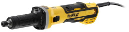 Прямошлифовальная машина DeWalt DWE4997-QS (источник питания: сеть, тип двигателя: бесщеточный, потребляемая мощность: 1300Вт, диаметр подошвы: 50мм, 25000об/мин, уровень звуковой мощности: 90дБ (А), регулировка оборотов, плавный пуск, комплектация: цанга