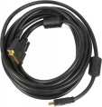 Кабель DVI NINGBO DVI-D m - HDMI m , GOLD , ферритовый фильтр , 5м