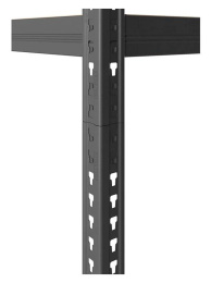 Стеллаж ПРАКТИК SBL 180KD металл, 1803x900x400мм антрацит [s24499373309]