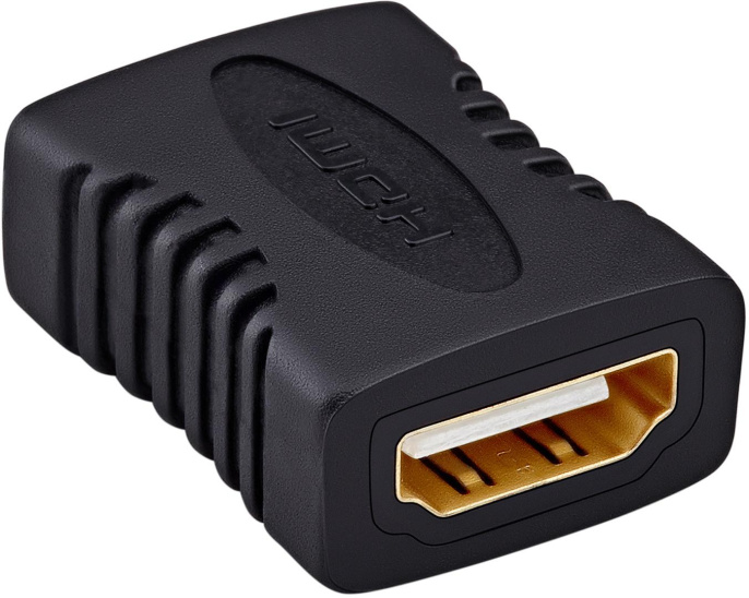Адаптер аудио-видео Buro HDMI (f) -  HDMI (f),  черный [bhp-adp-hdmi-1.4]