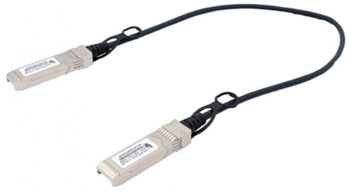 DAC кабель SFP+ 10G/ DAC кабель SFP+ 10G. Скорость: 10 Гбит/c. Тип разъема: SFP. Длина кабеля 0,5м. Размеры коннектора ШхВхГ : 11 x 9 x 57 мм. Рабочая температура: 0…+70°С. (NS-SFP-DAC-G10-05)