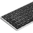 Беспроводная клавиатура Satechi Slim X3 Bluetooth Keyboard-RU. Раскладка - Русская. Цвет: серебристый