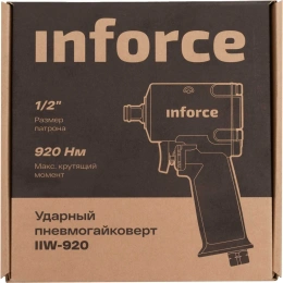Ударный пневмогайковерт 920 Нм; 1/2" Inforce IIW-920