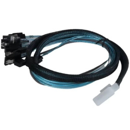 Procase CBL-SLSAS8-8SATA-10 Кабель для подключения корзин, SFF-8654 Slimline SAS x8 к 8* SATA , 100 cm