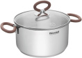Кастрюля 5.1л Rondell Etery RDS-1600, нержавеющая сталь, с крышкой
