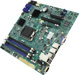 Мат. плата SuperMicro X10SL7-F RTL LGA1150 C222 PCI-E SVGA 2xGbLAN SAS/SATA RAID MicroATX 4DDR3