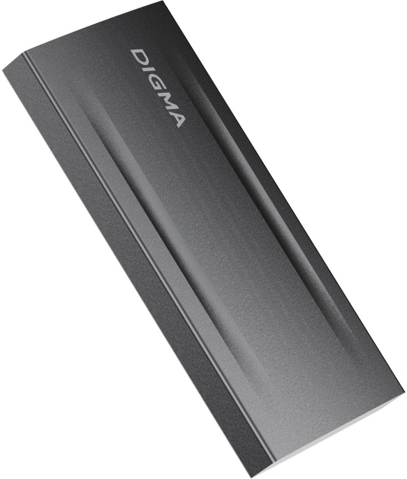 Накопитель SSD Digma USB3.2 Gen2x2 256GB DGSM8256G2MGG MEGA X 1.8" темно-серый