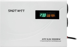 Стабилизатор напряжения SMARTWATT AVR Slim 2000RW белый [4512020310004]