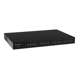 Управляемый USB over IP концентратор DistKontrolUSB16-4 с 16 портами USB 2 блока питания / Ethernet 2 x 10/100/1000 Mb/Защитный модуль с замком