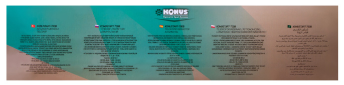 Телескоп Konus Konustart-700B 60/700 AZ