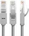 Greenconnect Патч-корд прямой 0.3m, UTP кат.5e, серый, позолоченные контакты, 24 AWG, литой, GCR-LNC03-0.3m, ethernet high speed 1 Гбит/с, RJ45, T568B