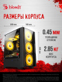 Корпус mATX BLOODY CC-123, Mini-Tower, без БП,  черный [cc-123-bk]