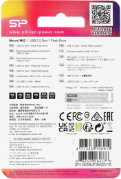 Флеш Диск Silicon Power 16GB Marvel M02 SP016GBUF3M02V1S USB3.0 серебристый
