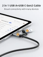Внешний корпус USB-C CABLETIME CB32G (CT-SSD03-AG) USB 3.1 TYPE-C для NVME M.2 SSD PCIE CENGUE