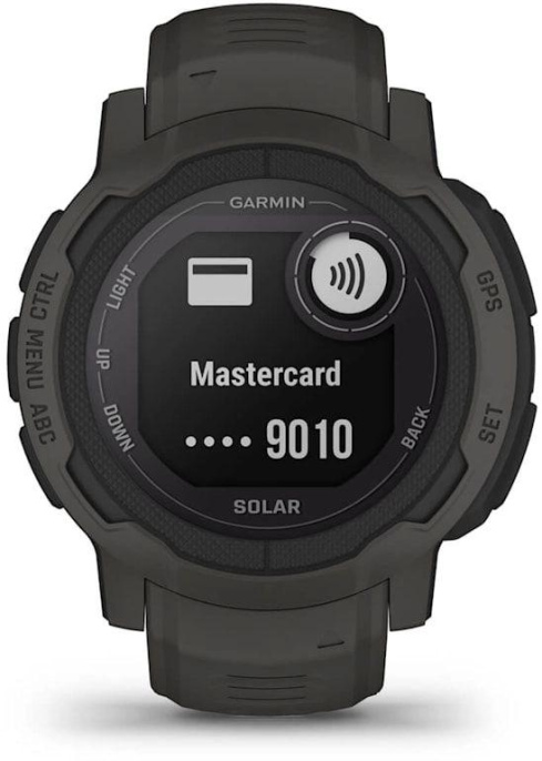 Смарт-часы Garmin Instinct 2 Solar,  45мм,  0.9",  черный