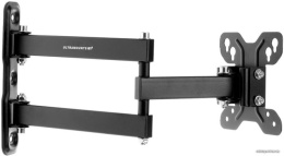 Кронштейн для телевизора Ultramounts UM896 черный 13"-27" макс.30кг настенный поворотно-выдвижной и наклонный