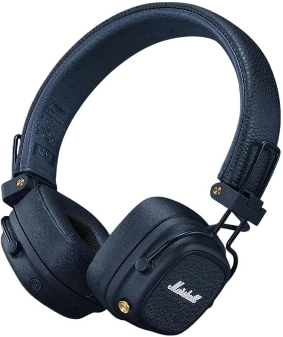 Наушники MARSHALL Major V, 3.5 мм/Bluetooth, накладные, синий [major v midnight blue]