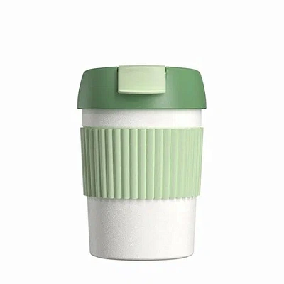 Термостакан-непроливайка KissKissFish S-U35C-124 Rainbow Vacuum Coffee Tumbler Mini (Green)