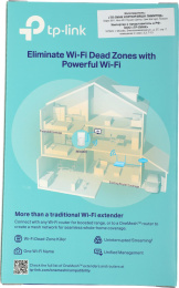 Повторитель беспроводного сигнала TP-Link RE600X AX1800 10/100/1000BASE-TX белый