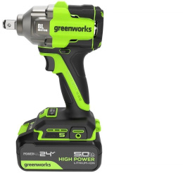 Гайковерт Greenworks IW5500 аккум. патрон:квад.1/2" 3805007CUG