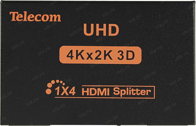 Разветвитель Telecom TTS7005 HDMI Splitter (1in - 4out ver1.4) + б.п.