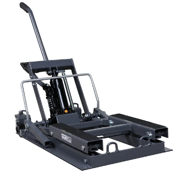 Домкрат для мотоциклов KraftWell г/п 680 кг, г/п 680 кг, цвет серый, подъем до 400 мм KRWMJ5
