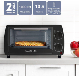 Мини-печь Galaxy Line GL 2626 10л. 1000Вт черный