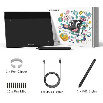 Графический планшет XP-Pen Deco Fun S Black USB черный