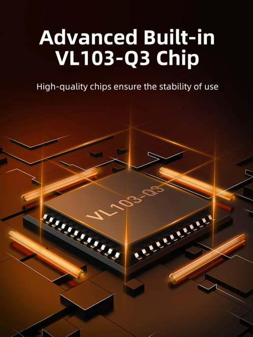 Адаптер CABLETIME CP16A (CT-CMDF8K-ZG) USB C-DisplayPort из цинка 8K/60 Гц