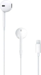 Наушники Apple EarPods A1748, Lightning, вкладыши, белый [mwty3fe/a]