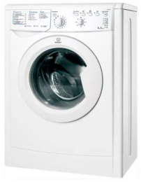 Стиральная машина суперузкая Indesit EcoTime IWUB 4105, с фронтальной загрузкой, 4кг, 1000об/мин