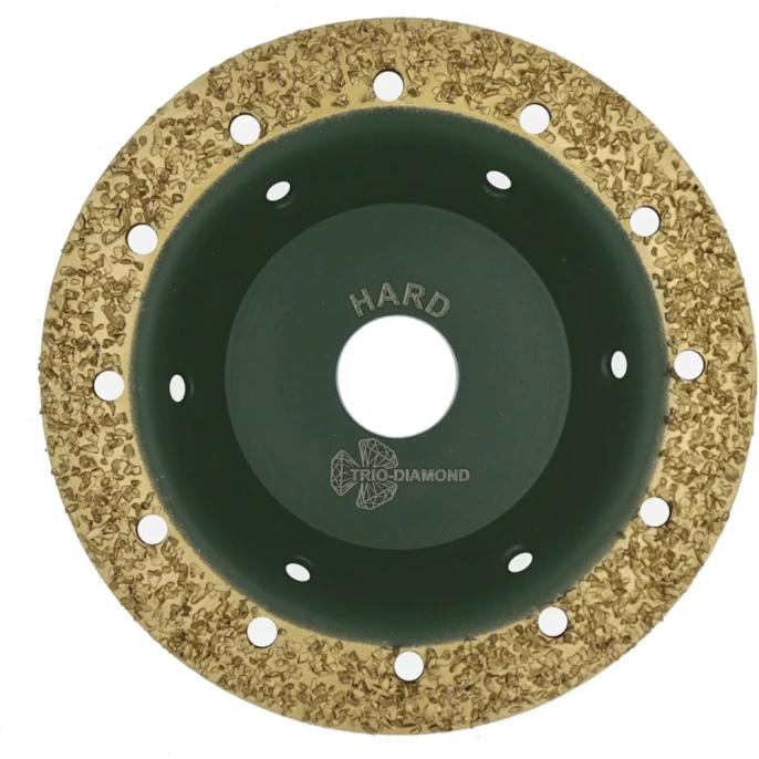 Чашка по дереву плоская Grand шаг 2 Hard 125 мм TRIO-DIAMOND 390002