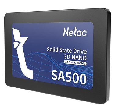 Накопитель SSD 2.5" SATA-III Netac 480GB SA500 (NT01SA500-480-S3X) 520/450 MBps