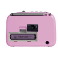 RITMIX RPR-033 PINK {Радиоприёмник порт 3хдиапазонный FM/AM/SW, Bluetooth v.5.3, воспр. с USB и с карт памяти micro SD до 32Gb , динамик 52мм 5 Вт 4 Ом}