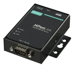 Преобразователь MOXA NPort 5110, 1 порт RS-232 DB9M , 1 порт 10/100BaseTX