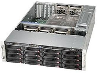 Серверный корпус Supermicro SuperChassis 3U 836BE1C-R1K03B/ no HDD 16 LFF/ no HDD 2 SFF optional / 7xFH/ 2x1000W Platinum 13.68" x 13" E-ATX, ATX/ Expander Backplane