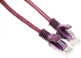 Патч-корд PREMIER PP12-0.25M/V литой (molded), UTP, кат.5E, 0.25м, 4 пары, 26AWG,  алюминий омедненный,  многожильный,  фиолетовый