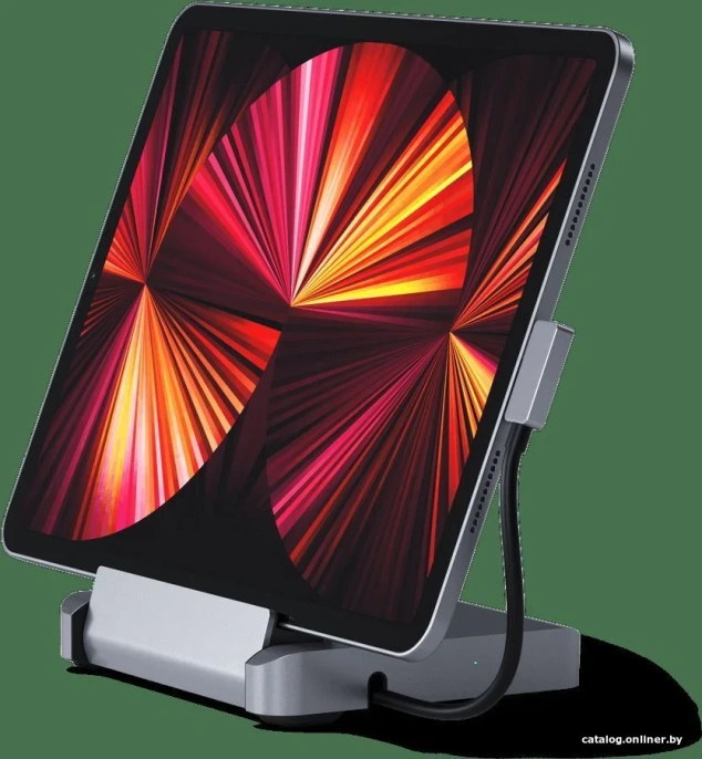 Хаб-Подставка Satechi ST-TCSHIPM Aluminum Stand Hub for iPad Pro - Space Gray. Материал алюминий. Цвет серый космос.