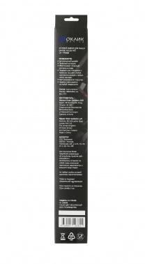 Коврик для мыши Oklick OK-FP0400 L красный, ткань, 400х320х2мм