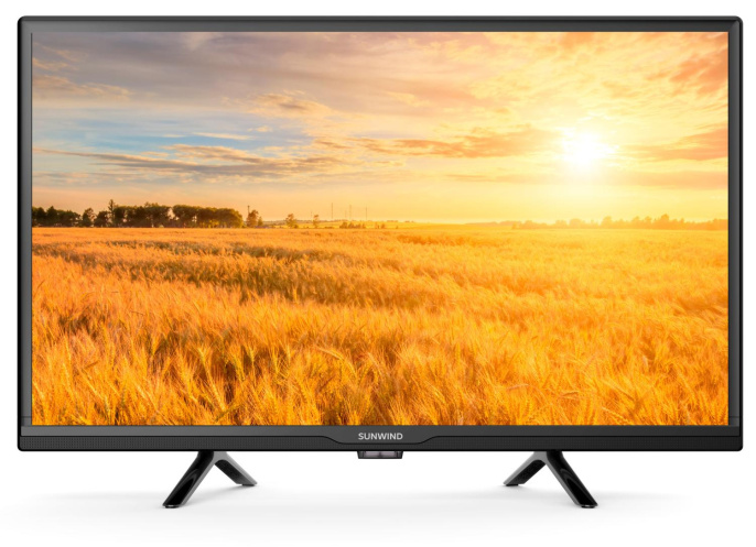Телевизор LED SunWind 24" SUN-LED24XB203 черный HD 60Hz DVB-T DVB-T2 DVB-C DVB-S DVB-S2 USB WiFi