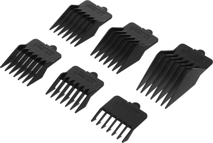 Машинка для стрижки Hyundai H-HC7110 серебристый/черный 5Вт насадок в компл:6шт