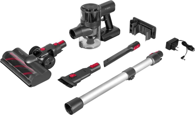 Ручной пылесос (handstick) RED solution V3060, 250Вт, черный/серый