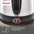 Чайник электрический Tefal Confidence KI270D30 1.7л. 2400Вт серебристый корпус: металл/пластик 7211002374