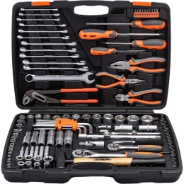 Набор инструментов STHOR 1/2 122 предмета пластиковый кейс 58690