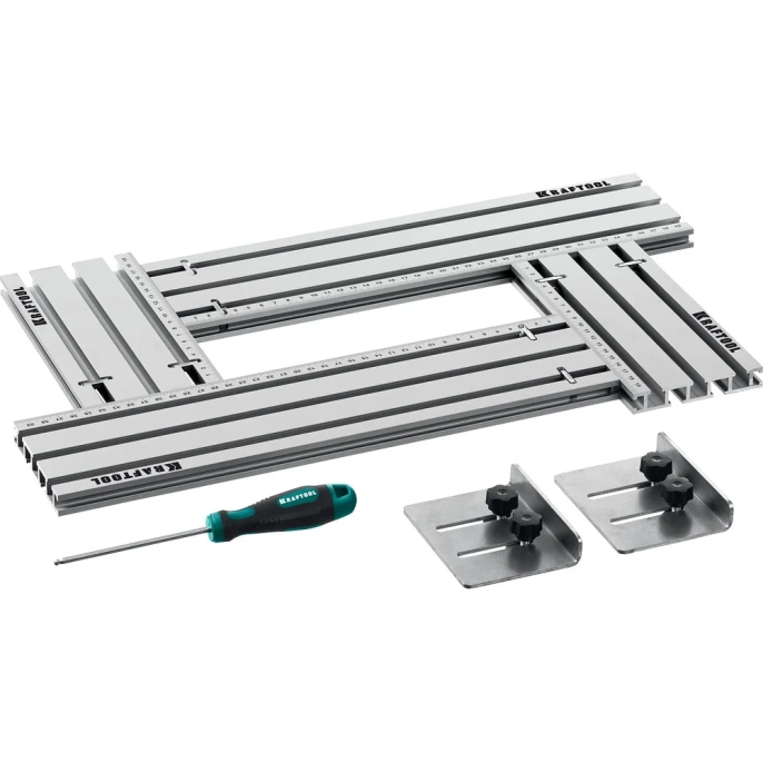 Шаблон фрезерный KRAFTOOL Kraftlex в комплекте с 2 упорами MFS-200-400 мм, 4 шт 32807