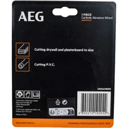 Диск карбидный AAKMMAC01 (76х10х1 мм) для отрезной машины AEG 4932478590